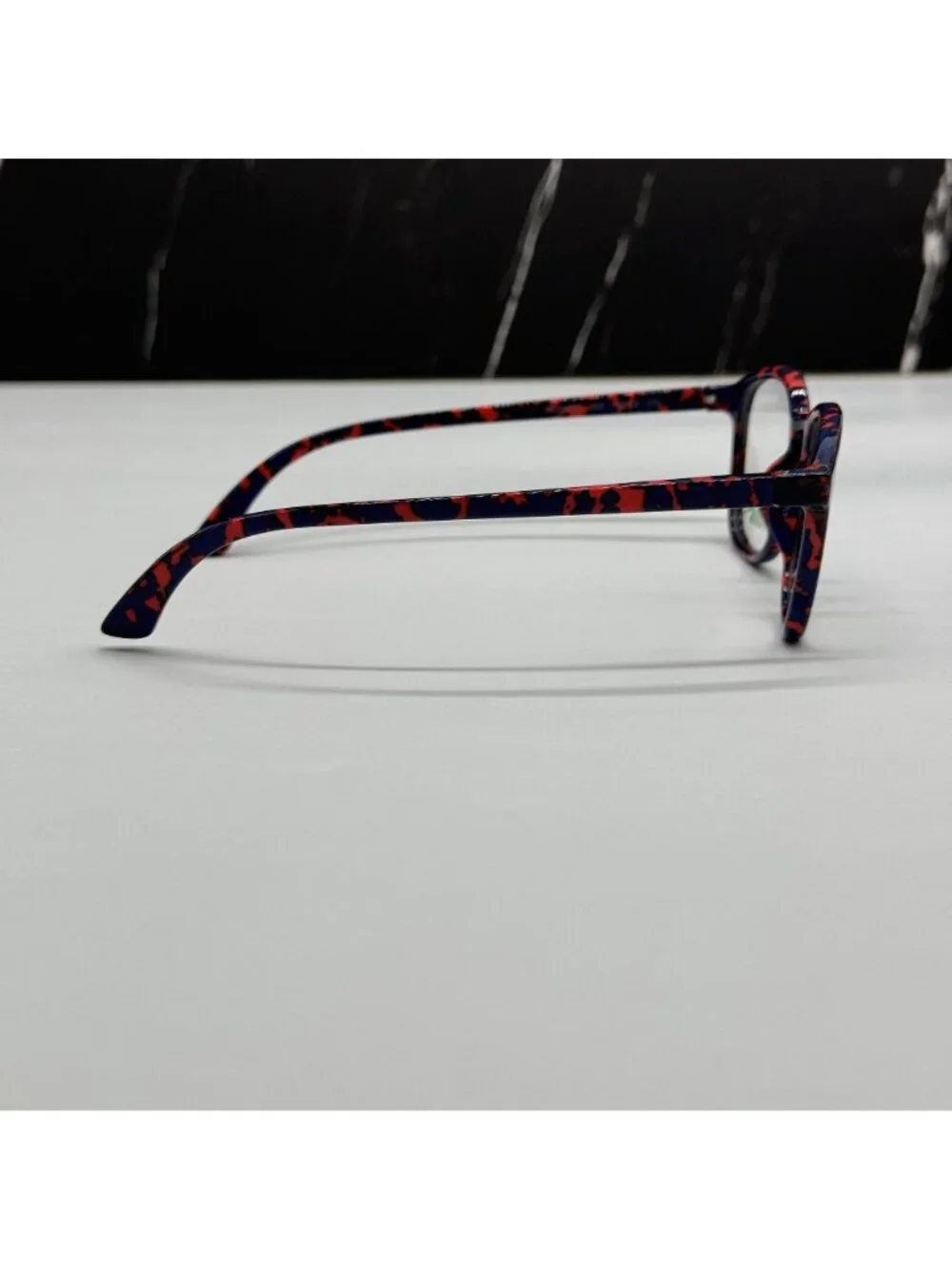 Puma PU0080O 002 Round Blue Red Kids Eyeglasses NEW